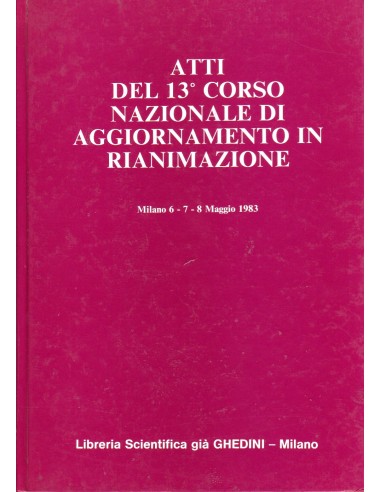 Atti del 13 corso nazionale di...