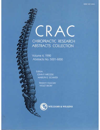 CRAC chiropractic research abstracts...