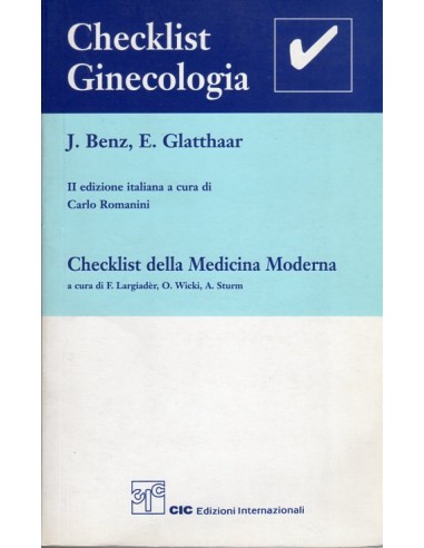 Checklist Ginecologia 1/e 2001