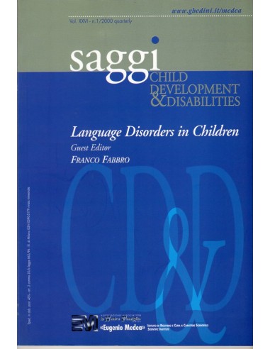 Saggi 2000/1 Language Disorders in...